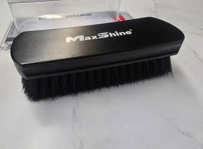 MaxShine Black Textile & Leather Cleaning Brush
