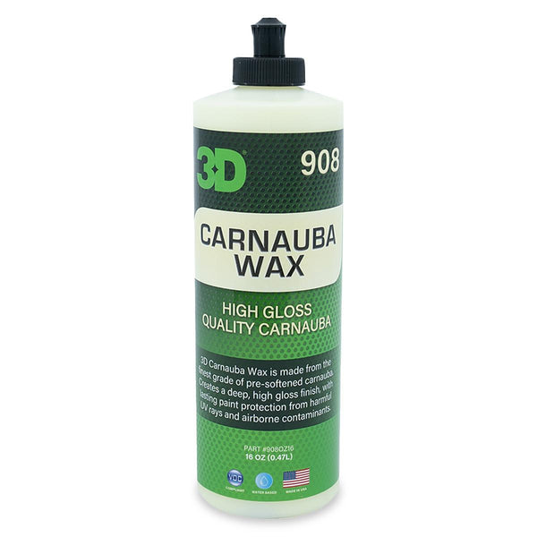 3D Carnauba Wax 16oz. – Detailing World