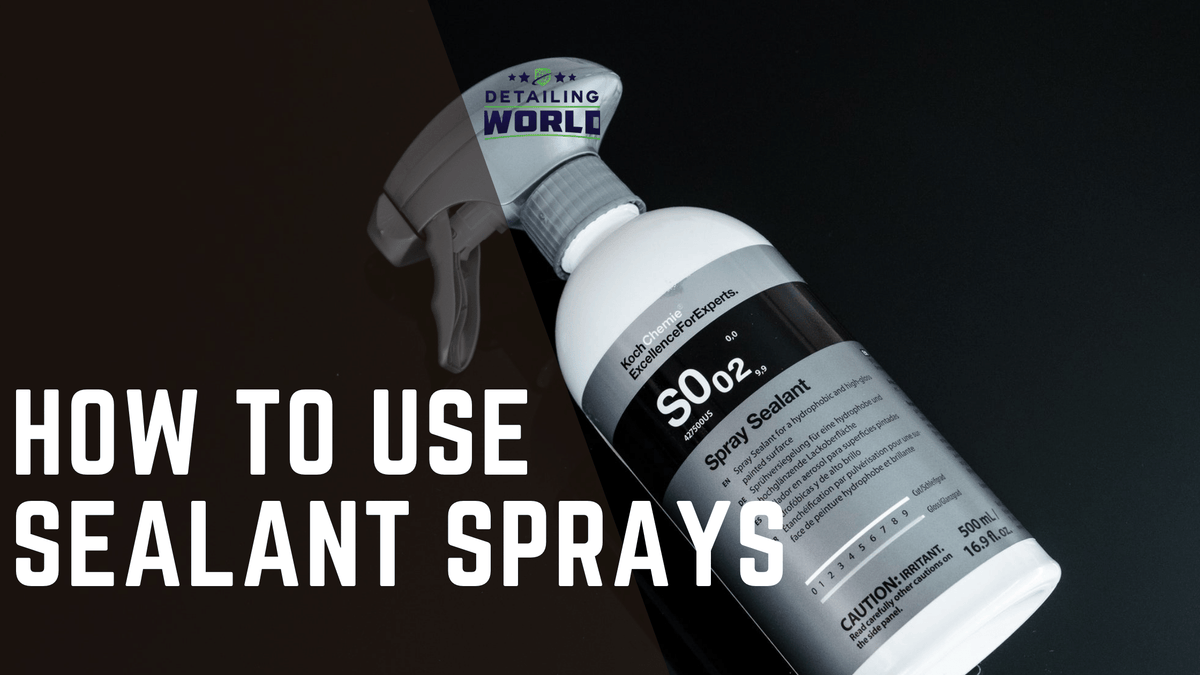 How To Use Quick Detailing Sprays?