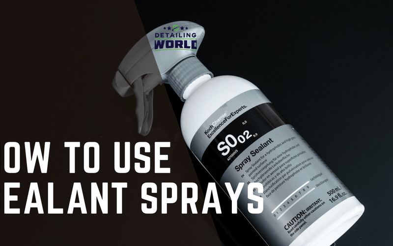 How To Use Quick Detailing Sprays?