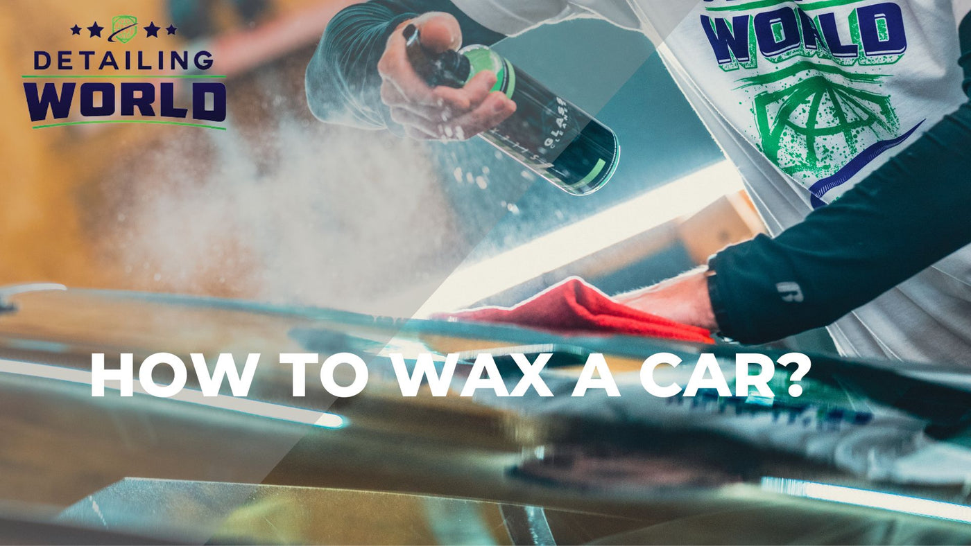 How to wax a car? Detailing World