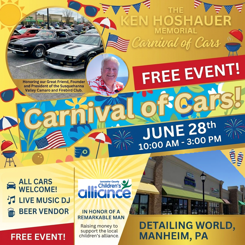 The Carnival of Cars: Ken Hoshauer Memorial Car Show at Detailing World Manheim