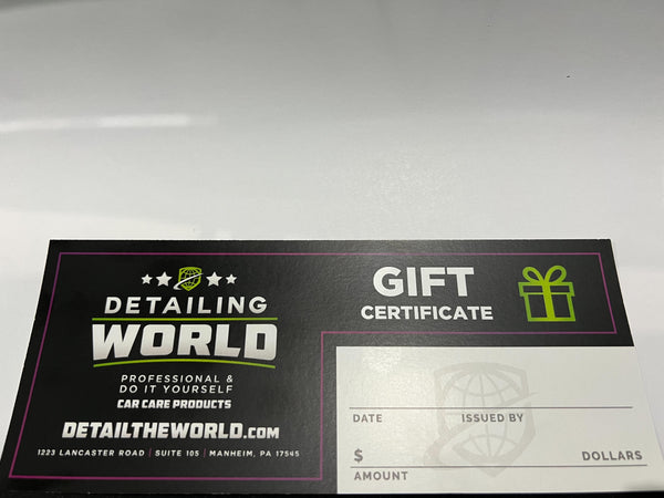 Gift Certificates