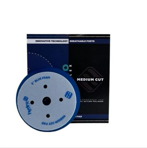 Hydrosilex Medium Cut Blue Foam Pad 3" & 5" & 6" Action
