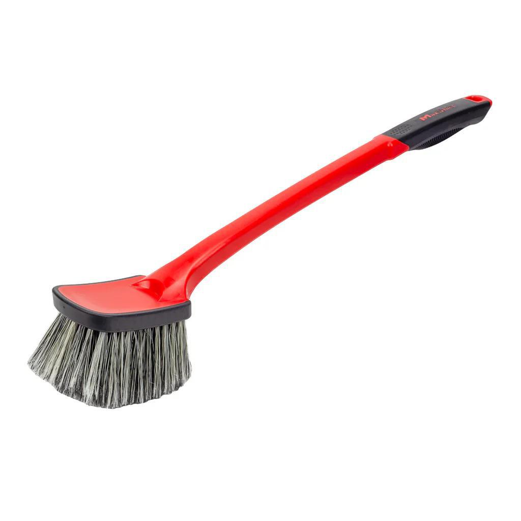 MaxShine Soft Grip Medium Duty Brush w/ Long Handle