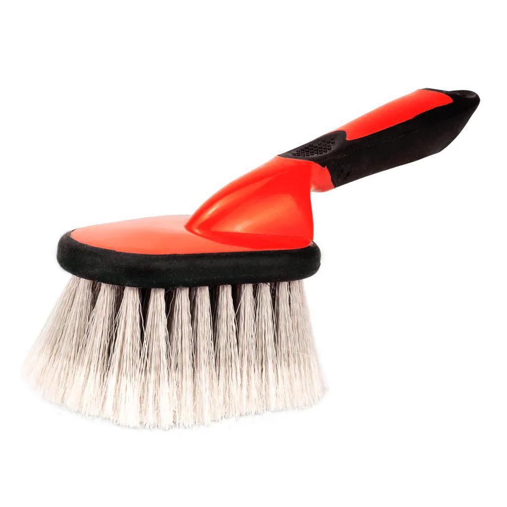 MaxShine Heavy Duty Wheel & Carpet Brush – Stiff Bristle Cleaning Tool For Tires, Mats & Auto Detailing