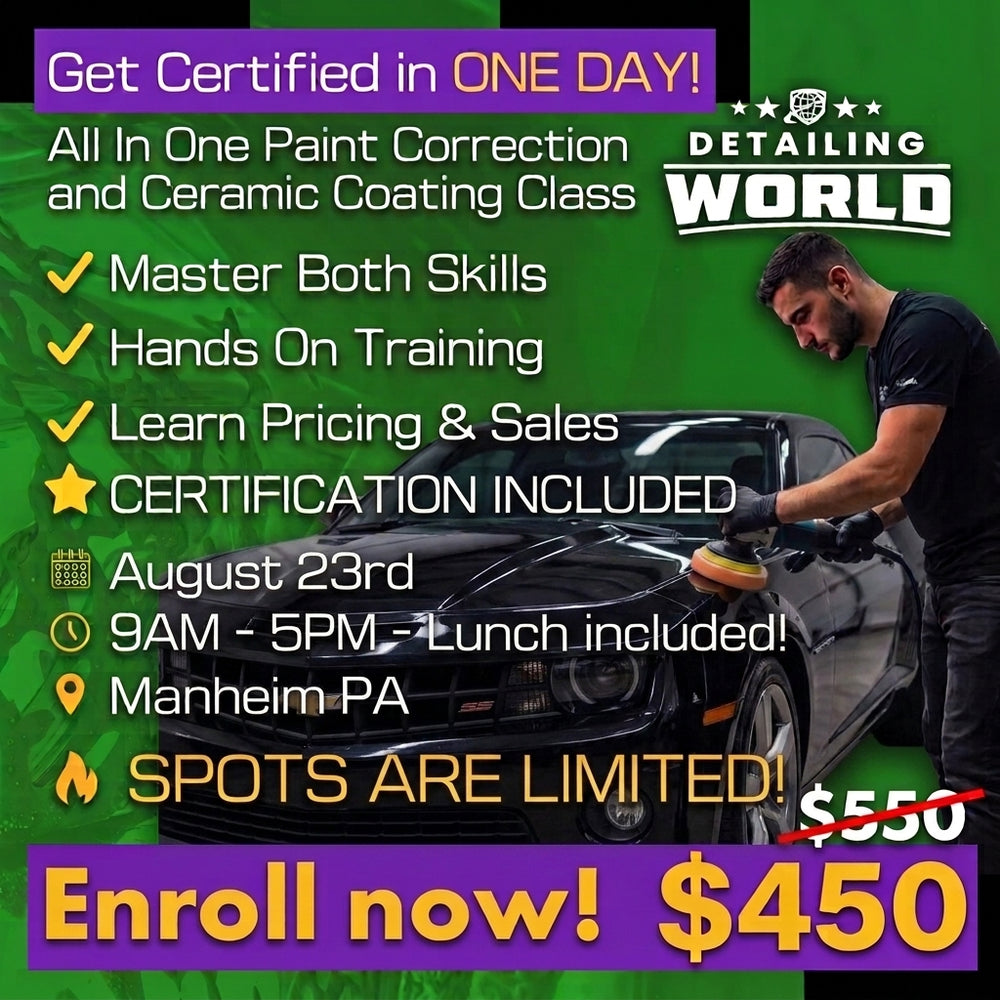 ALL IN ONE Paint Correction and Ceramic Coating Class!