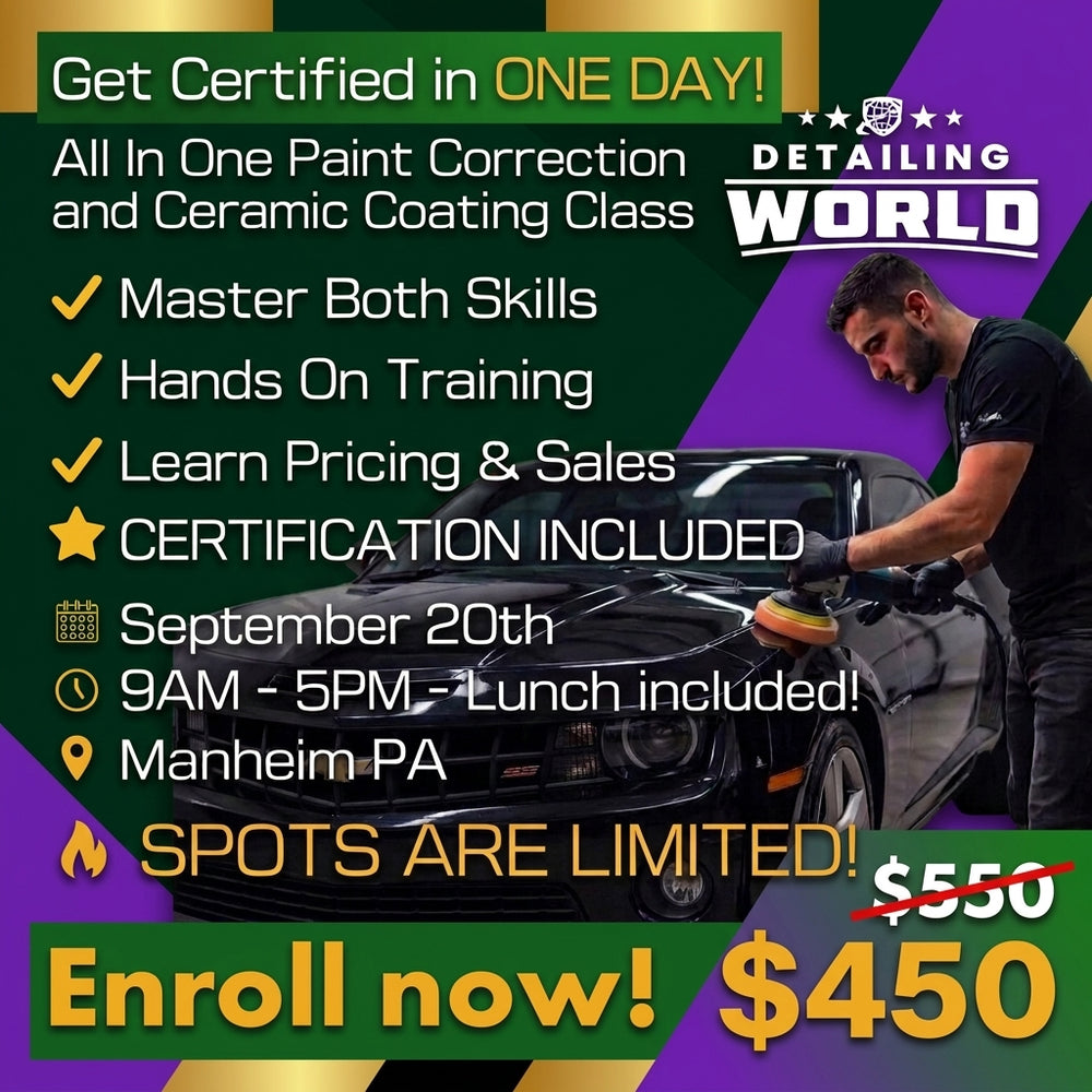 ALL IN ONE Paint Correction and Ceramic Coating Class!