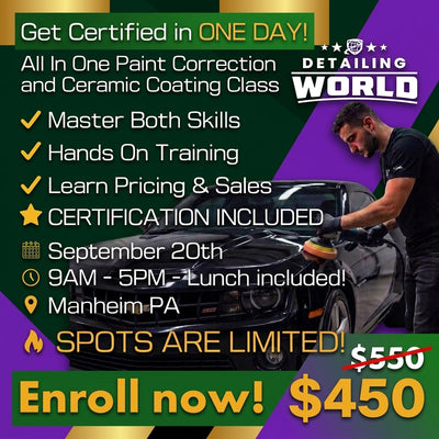 ALL IN ONE Paint Correction and Ceramic Coating Class!