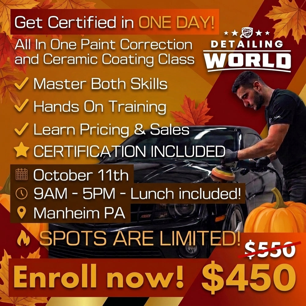 ALL IN ONE Paint Correction and Ceramic Coating Class!
