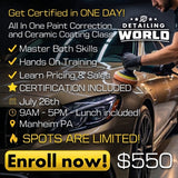 ALL IN ONE Paint Correction and Ceramic Coating Class! training photo 1