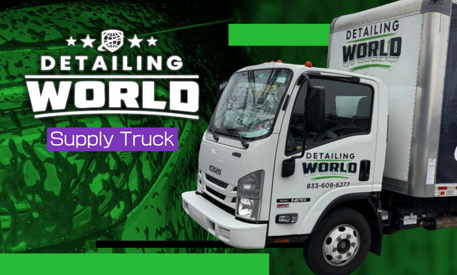 Detailing World truck on route