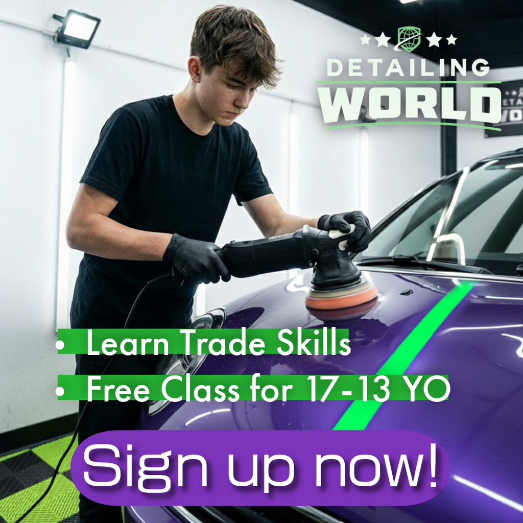 Detailing World's Youth Detailing Boot Camp (Ages 17-13)