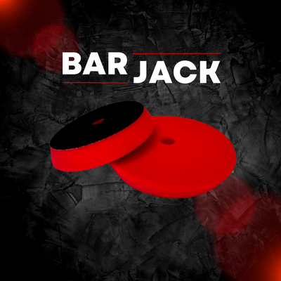 Barjack Red Ultra Fine Finish Foam Pad 5" & 6"