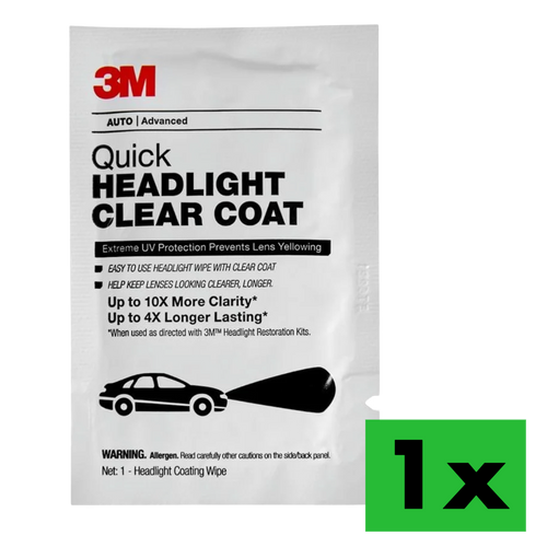 3M Quick Headlight Clear Coat Wipe
