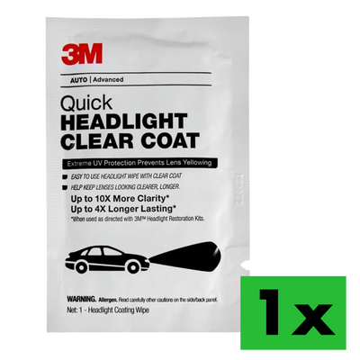 3M Quick Headlight Clear Coat Wipe