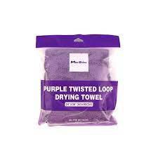 Maxshine Purple Duo Twisted Drying Towel 24X36