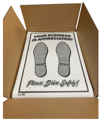 Paper Floor Mats- 250 Count