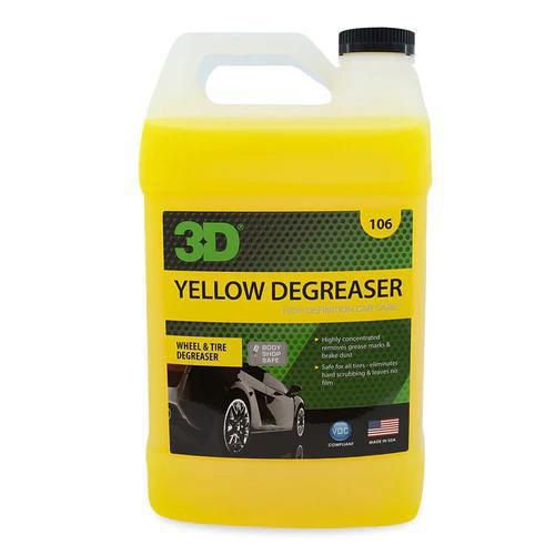 3d yellow degreaser