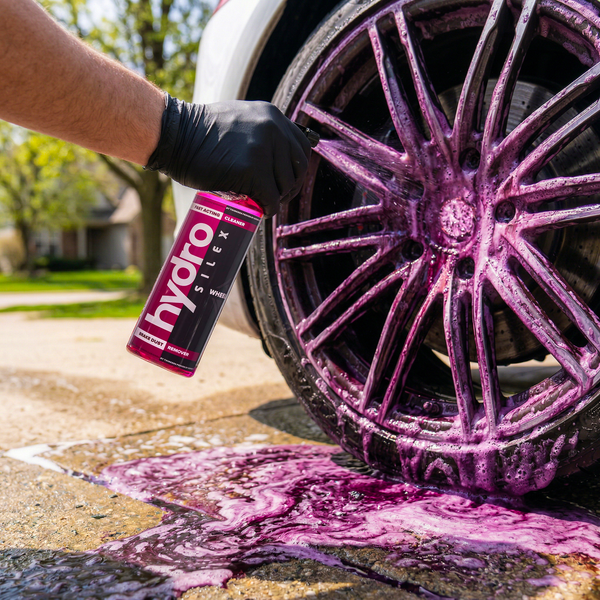 HydroSilex Wheel Cleaner Action