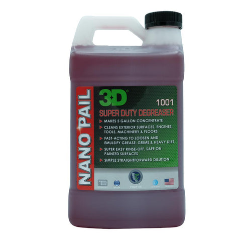 3D NANO Super Duty Degreaser 1 Gallon Action