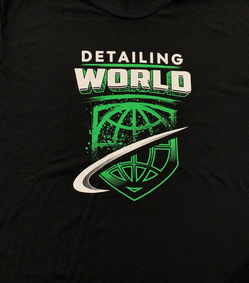 Detailing World T-Shirt New, Black Action